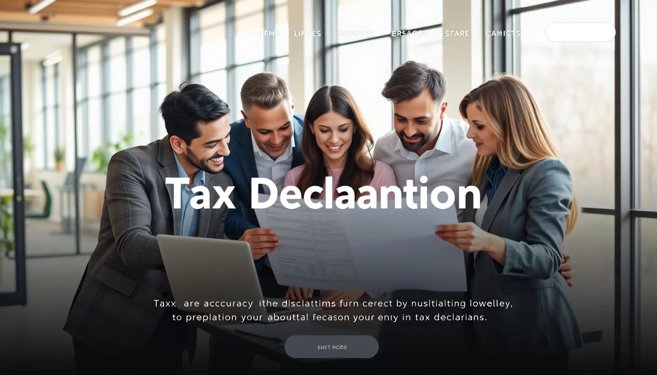 Welcome to Tax Declaration